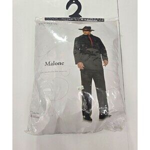 Underwraps Malone Gangster Costume Complete Outfit XX-Large Black/Red Polyester